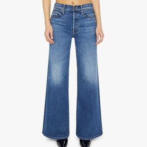 Mother lil tomcat Roller Skimp 28 Blue Wide-Leg Jeans